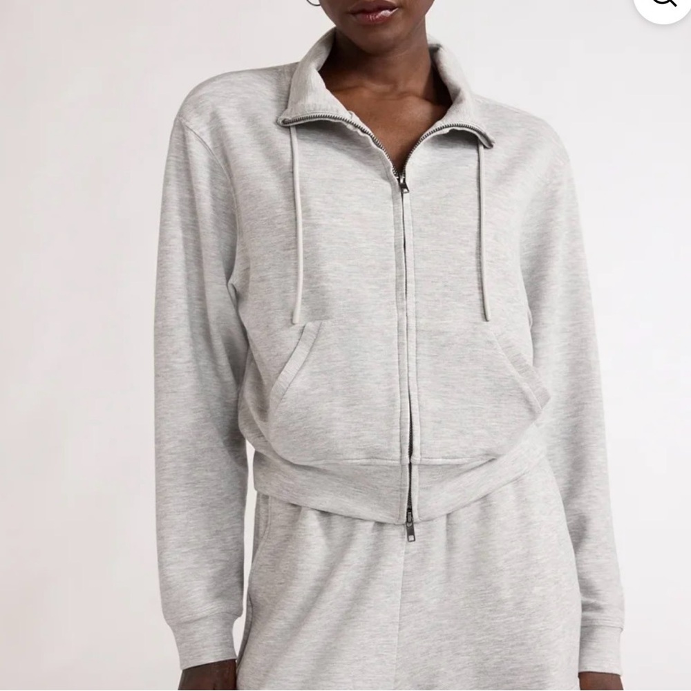 NWOT Scuba knit full zip sweatshirt